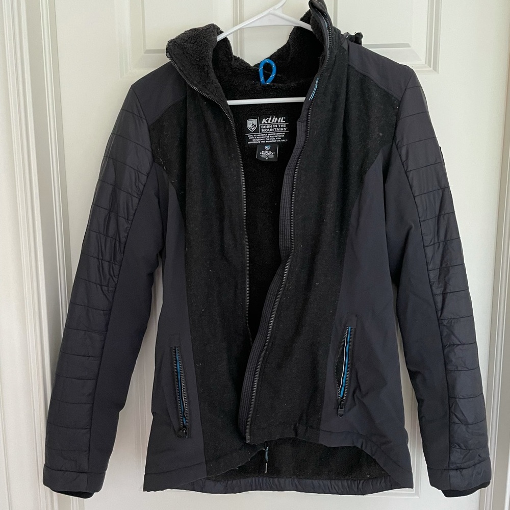 Kühl Black Zip Up with Hood